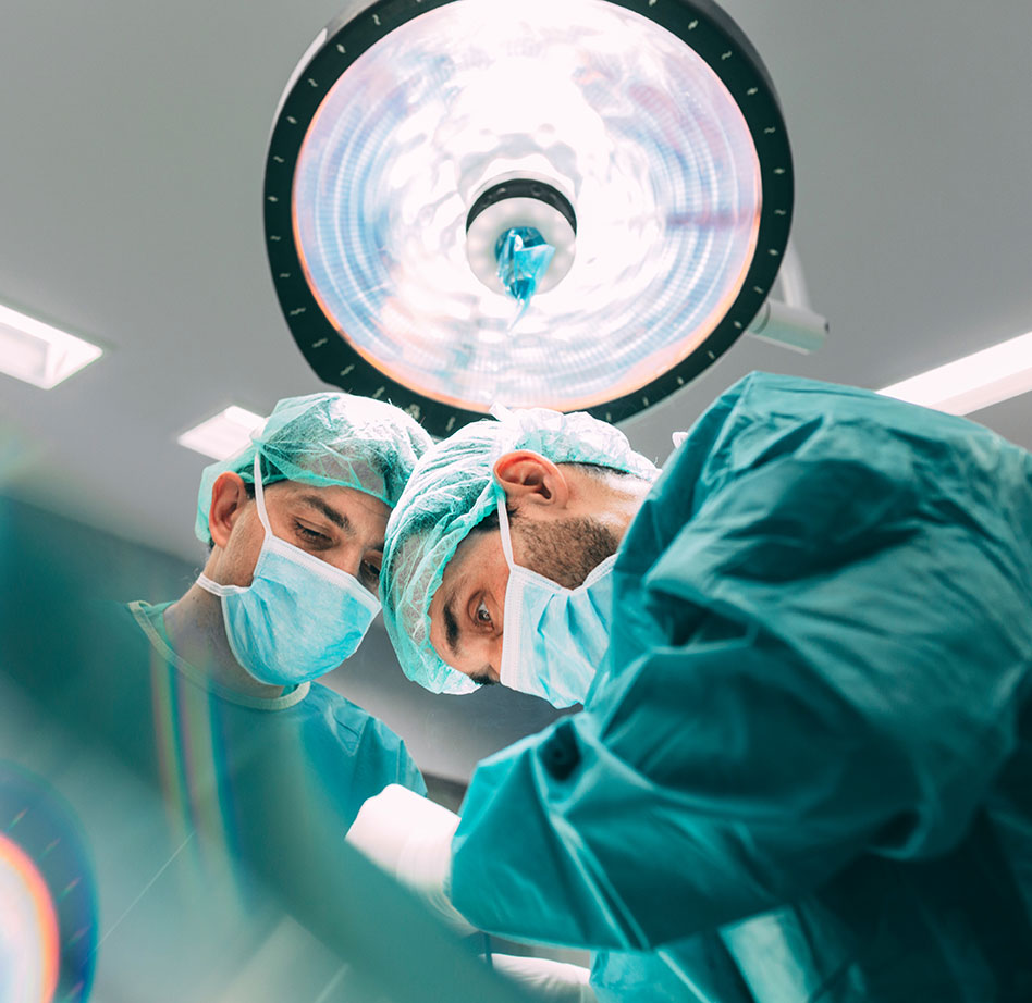 Surgeons in the operating room